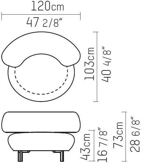 Piet Boon Кресло с мягкой обивкой Ella living Pbc 06.36.01 - Вид №7