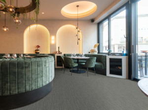 Нескользящий виниловый пол с эффектом ткани