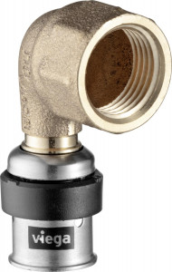 Viega Угольник переходной 90° Viega Smartpress 6714.1 (730376)