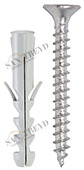 Дюбель AX 13 05 025 AX13 Tecfi 5 х 25 