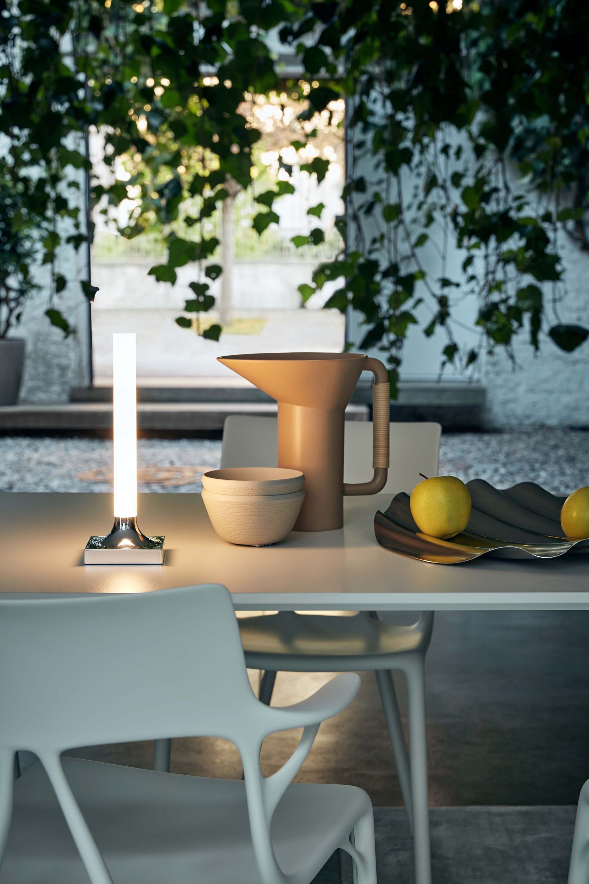 PMMA и ABS батарея приведенная в действие светодиодная настольная лампа Kartell GOODNIGHT ARCH-00074070 - Вид №3