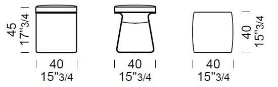 Низкий стул с мягким сиденьем Borzalino CLIO ARCH-00133243 - Вид №30