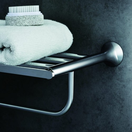 Полка с полотенцедержателем Aura KEA-14442CH krausru  - Вид №3