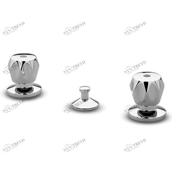 Z7068P Комбинация биде с тремя отверстиями и сливом 1 1/4 "<br> без душа. Zucchetti Zeta 70 