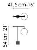 Bonaldo Настольная светодиодная лампа из окрашенного металла Bardot sun-id-1489304 - Вид №4
