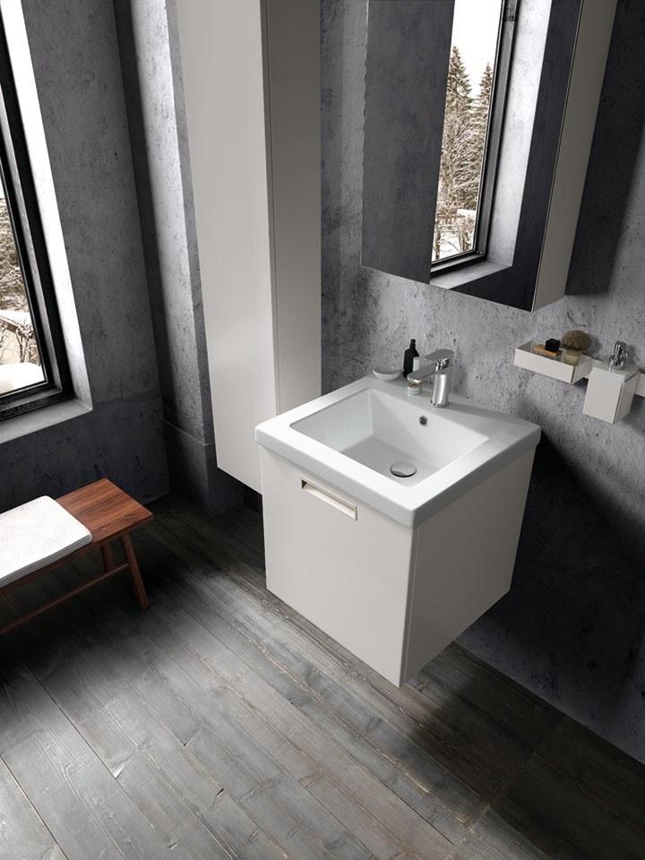 Archeda Тумба под умывальник, лакированная, с зеркалом Light sun-id-1346578 - Вид №2