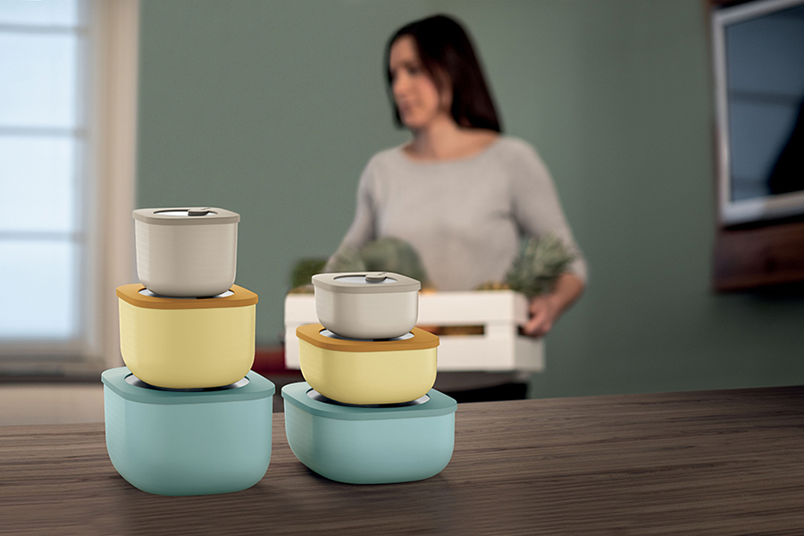 170704176 Контейнер для хранения store&more, 1,9 л, зеленый Guzzini  - Вид №1