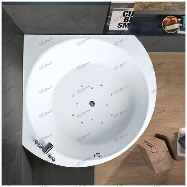 Ванна Gruppo tressee Suri 169 STA-V276C белая с аэромассажем угловая большая Gruppo Treesse STAV276C
