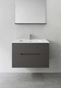 1390230 Шкаф Для Умывальника Compact Sun Antracit 800 Hafa  Антрацитовый