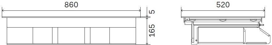 Ilve Индукционная стеклокерамическая плита со встроенной вытяжкой Professional plus Hvi90agtc Santreyd  - Вид №1