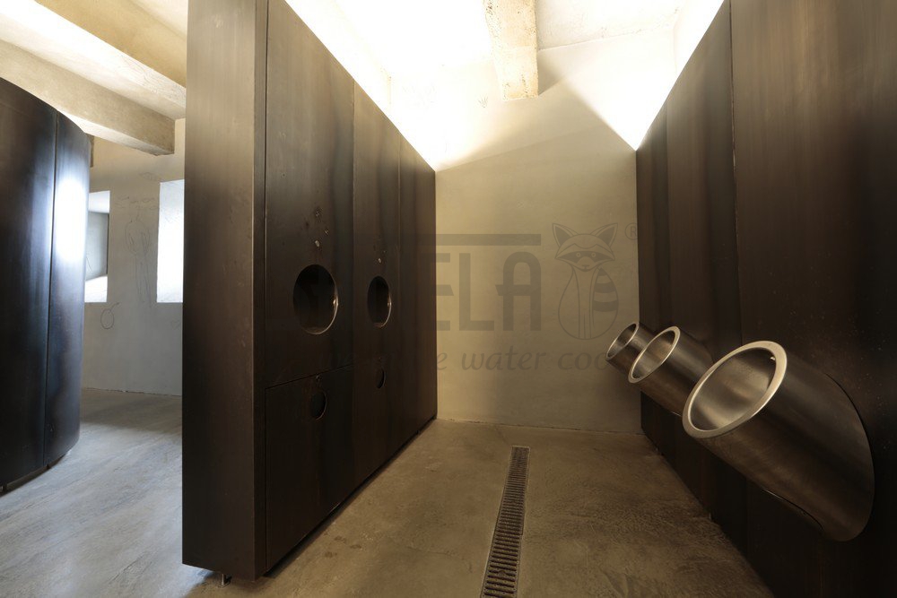 91090 Антивандальный нержавеющий подвесной писсуар SANELA  - Вид №3