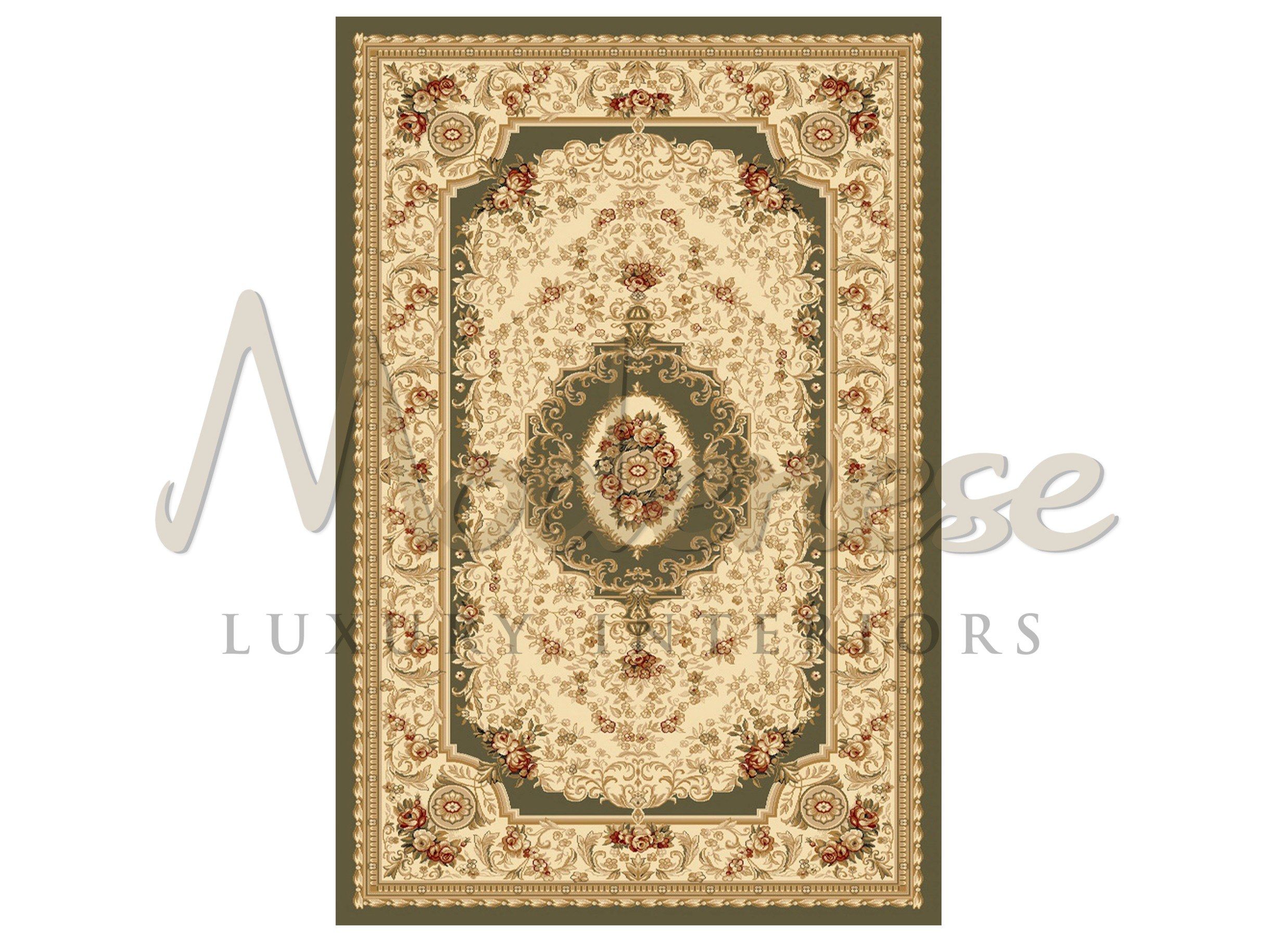 Шелковый прямоугольный ковер Modenese Luxury Interiors ковры и ковры ARCH-00050497