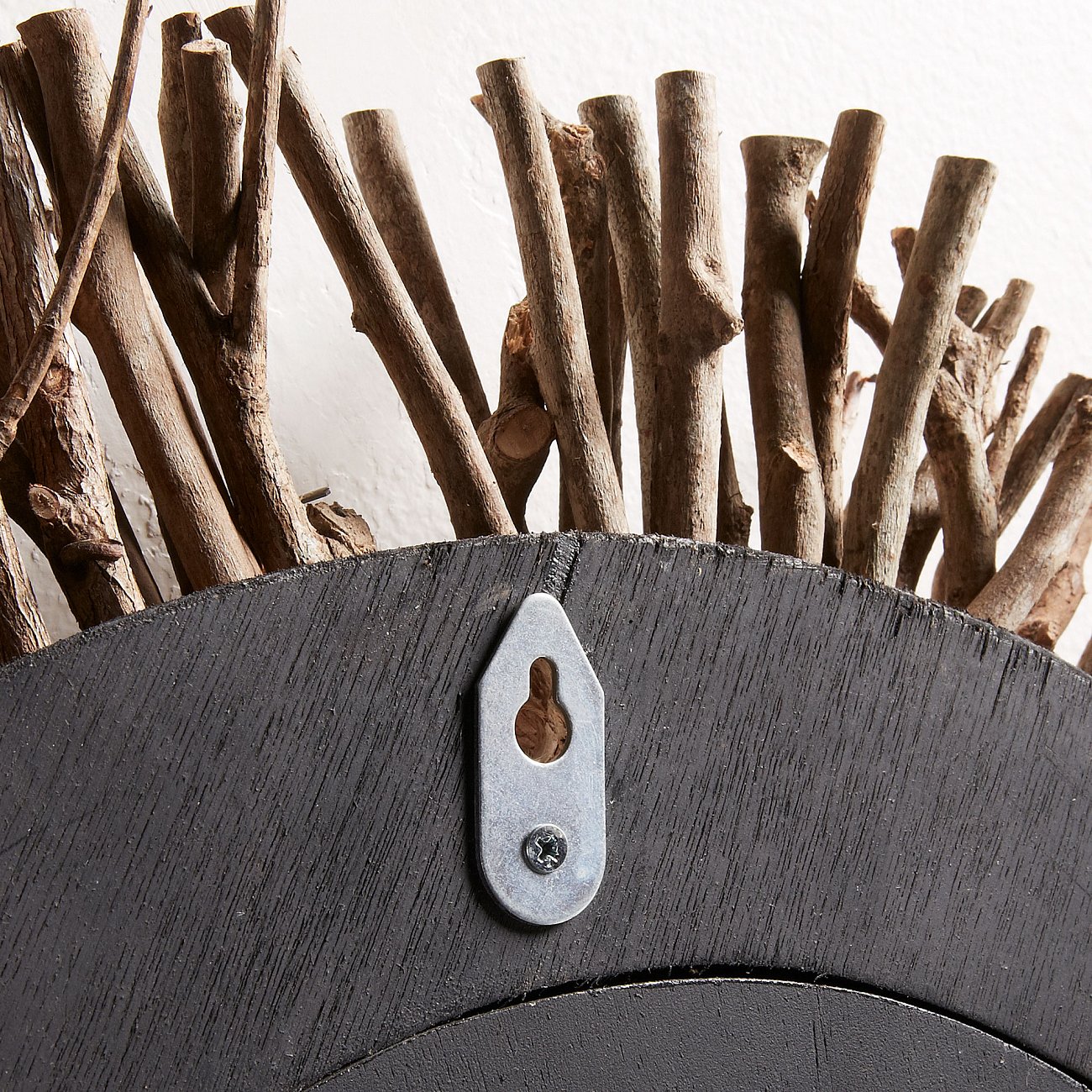 Зеркало-солнце деревянное в раме из натуральных ветвей диаметр 50 см Effect от La Forma LA FORMA EFFECT 342823 Коричневый - Вид №3