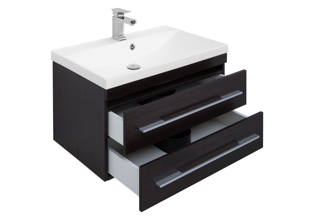 Тумба с раковиной Aquanet Нота NEW 75 венге 0017148800204118 - Вид №3