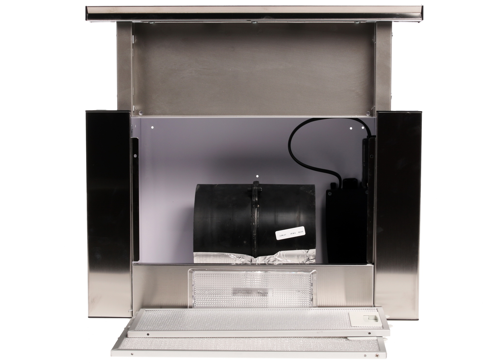 1024735 Вытяжка телескопическая KRONA  KAMILLA 450 1М белый/серебристый STDN-0089287 - Вид №6