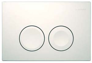 458.120.11.1 инсталляция DUOFIX UP100, крепления, смывная клавиша Delta21 /50х112х20/ (белый) Santreyd  - Вид №4