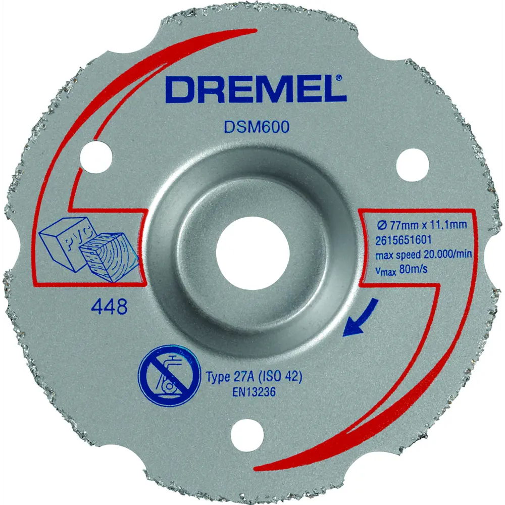 Круг для резки заподлицо для DSM600 Dremel, 77 мм STLM-2030576