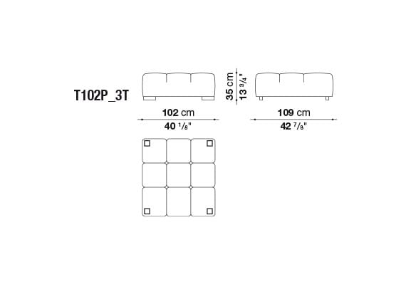 Модульный диван B&B Italia Tufty Time ARCH-00144354 - Вид №10