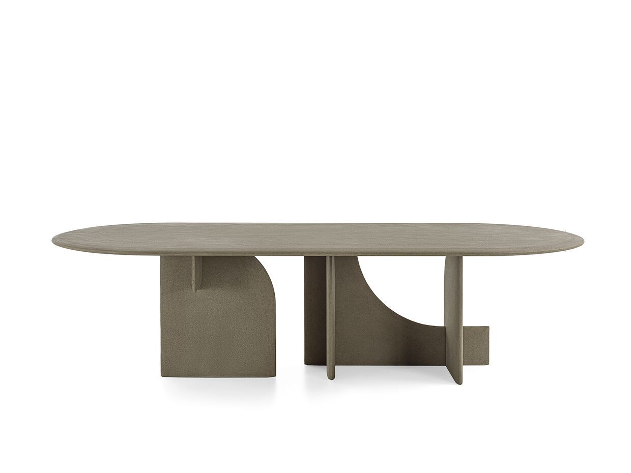 Овальный стол из натурального камня Gallotti&Radice Кремень ARCH-00071274 - Вид №1