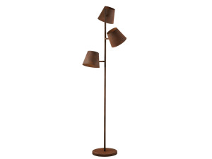 Регулируемая металлическая напольная лампа