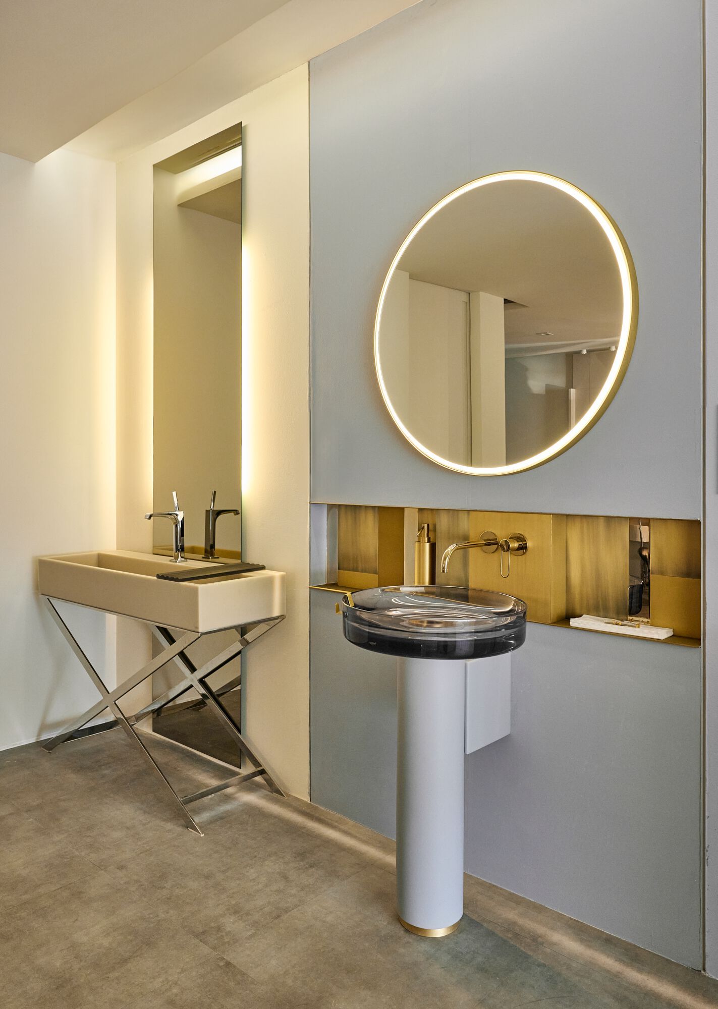 Круглая отдельно стоящая раковина из смолы Vallvé NILO ARCH-00018830 - Вид №7