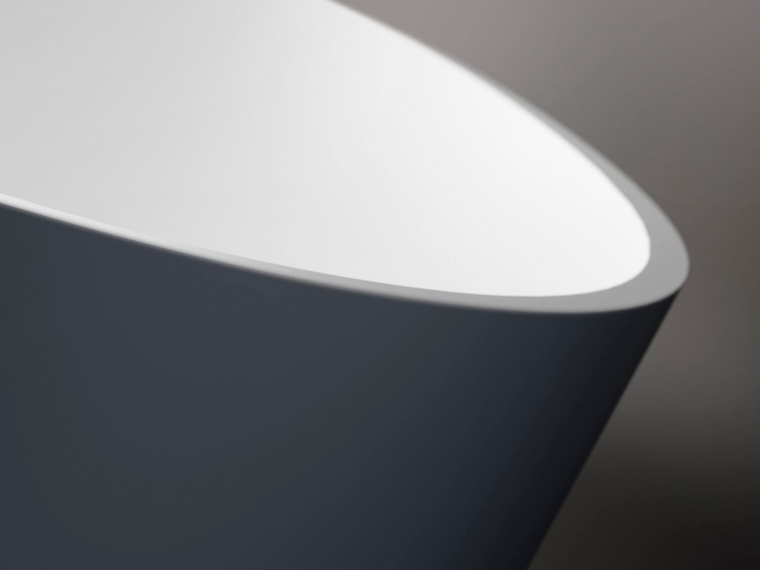 Овальная ванна в центре комнаты в твердой поверхности Gruppo Treesse мебель для ванной комнаты-отдельно стоящие ванны ARCH-00028203 - Вид №13