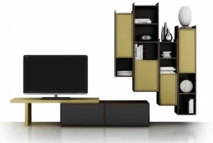 Huppé Модульная стенка из орехового дерева с подставкой под телевизор Lyrics L1 - 26