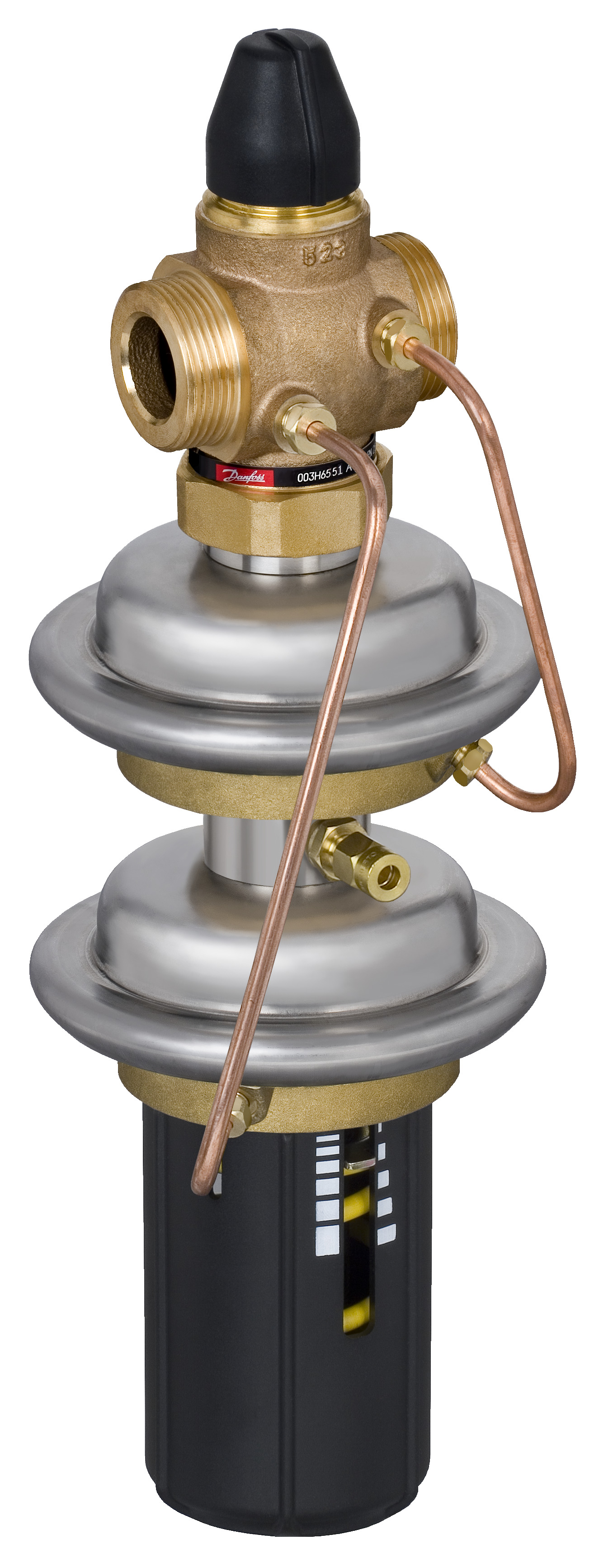 Danfoss Регулятор перепада давления AVPQ для монтажа на подающем трубопроводе РПД AVPQ 4PN25 40/20/0,3-2,0/0,2/фл. 003H6573  - Вид №11