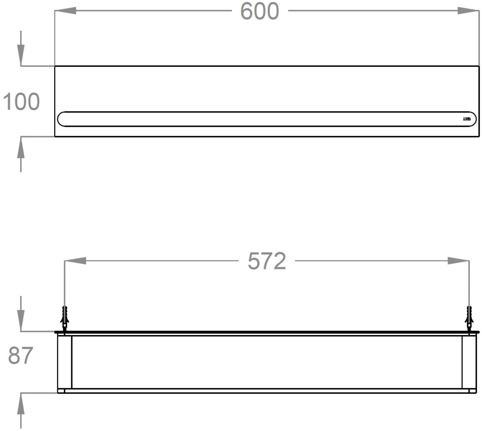 Fir Italia Каркас полки для ванной из нержавеющей стали Accessoriessteel Abps00a - Вид №4