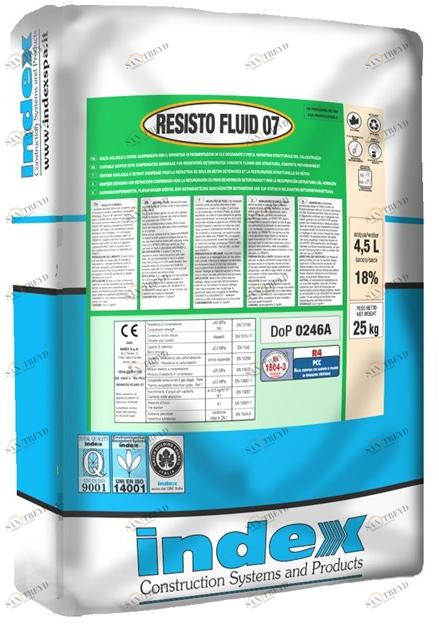 INDEX Строительный мелкозернистый строительный раствор для cls Resisto sun-id-1400037