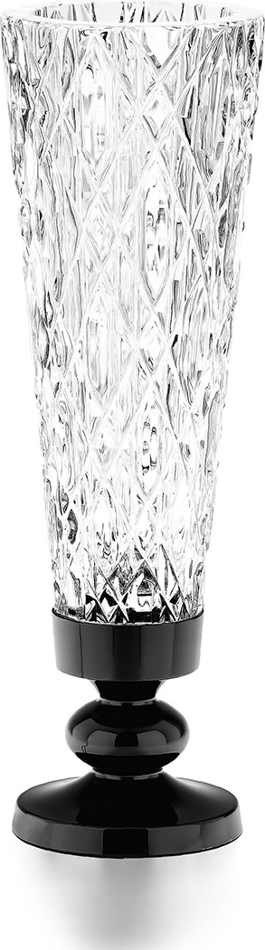 10629626 Avdeev Crystal Ваза для цветов "Снежная королева" "Ромбы" подставка никель Хрусталь 