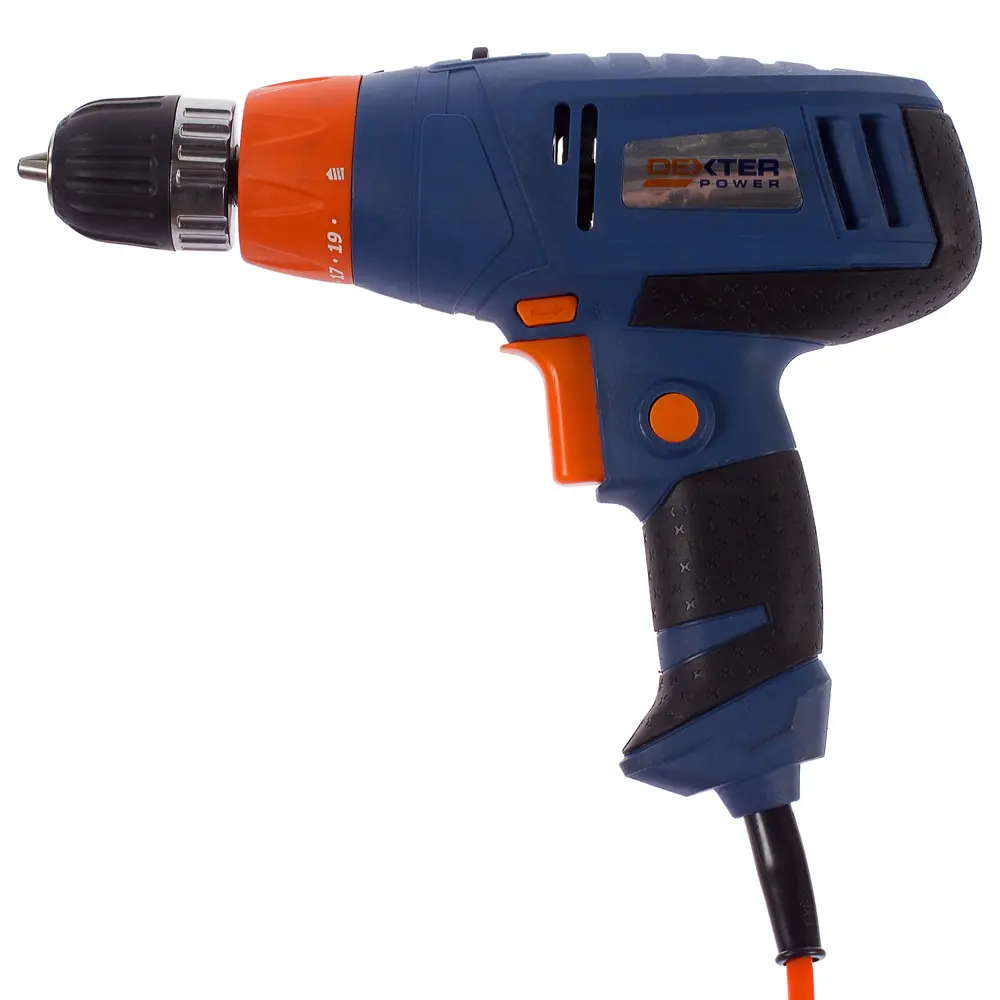 Дрель сетевая Dexter J1Z-HW09-10, 350 Вт 18130410 STLM-2071253 DEXTER POWER  - Вид №1