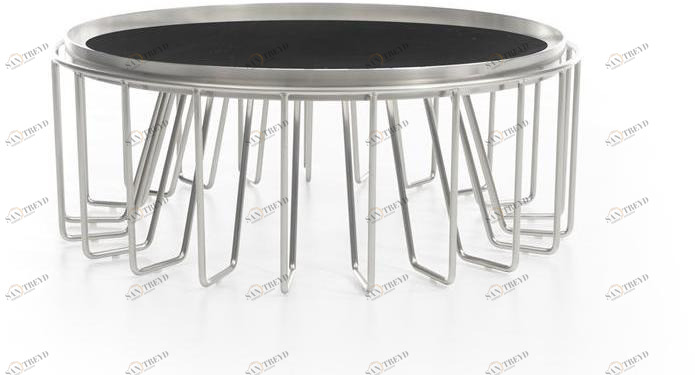 ENNE Круглый журнальный столик из металла sun-id-1348049
