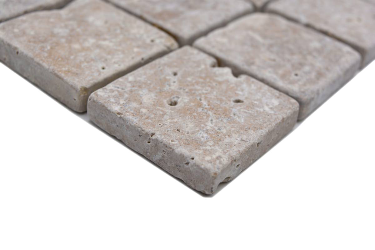 Мозаика из травертина грецкого ореха Mosaix мрамор ARCH-00119510 - Вид №1