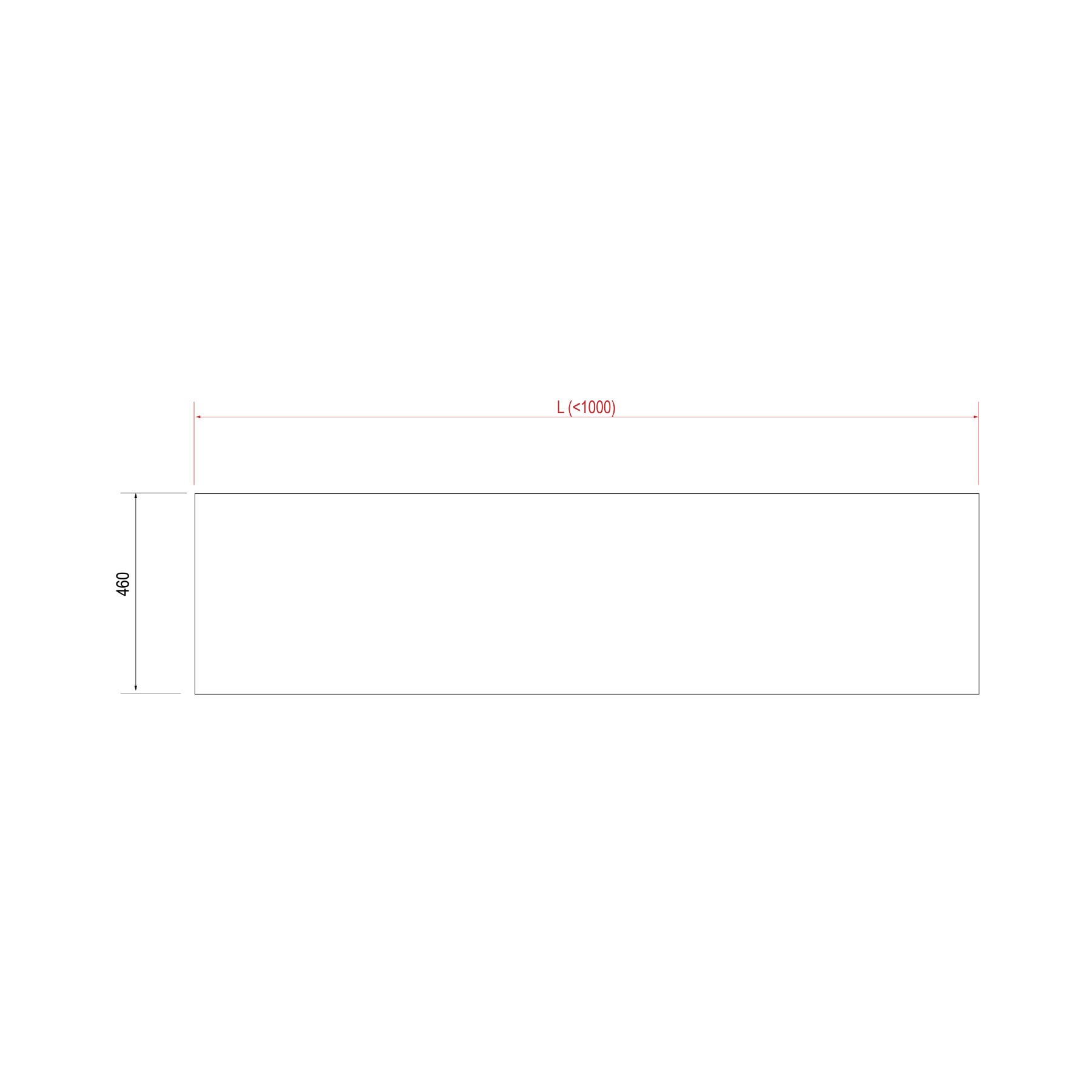 23020 SALGAR Столешница до 1000 ДУБ АФРИКАНСКИЙ 40 мм  - Вид №1