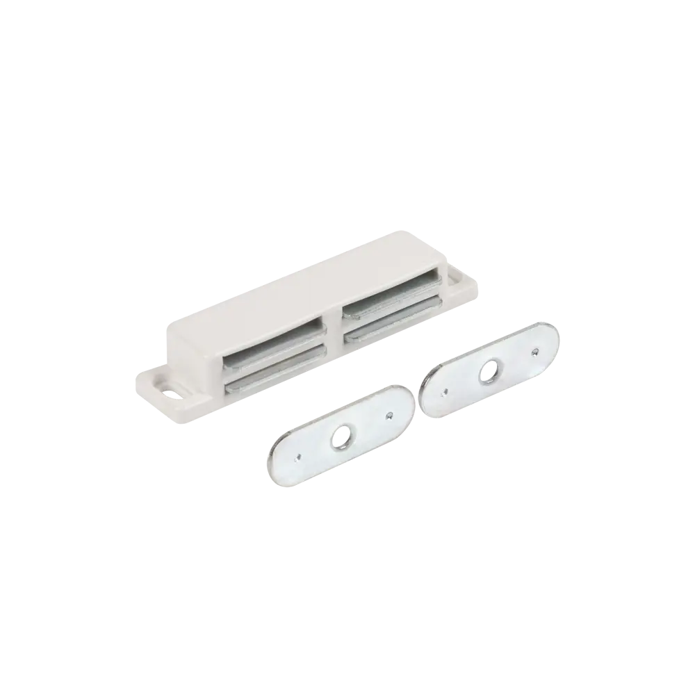 Защелка магнитная 18x75 мм пластик цвет белый Santreyd STLM-2107994