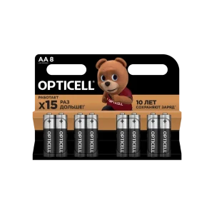 Алкалиновые батарейки Santreyd Opticell Basic AA 8 шт — надежное питание для ваших устройств 89361708