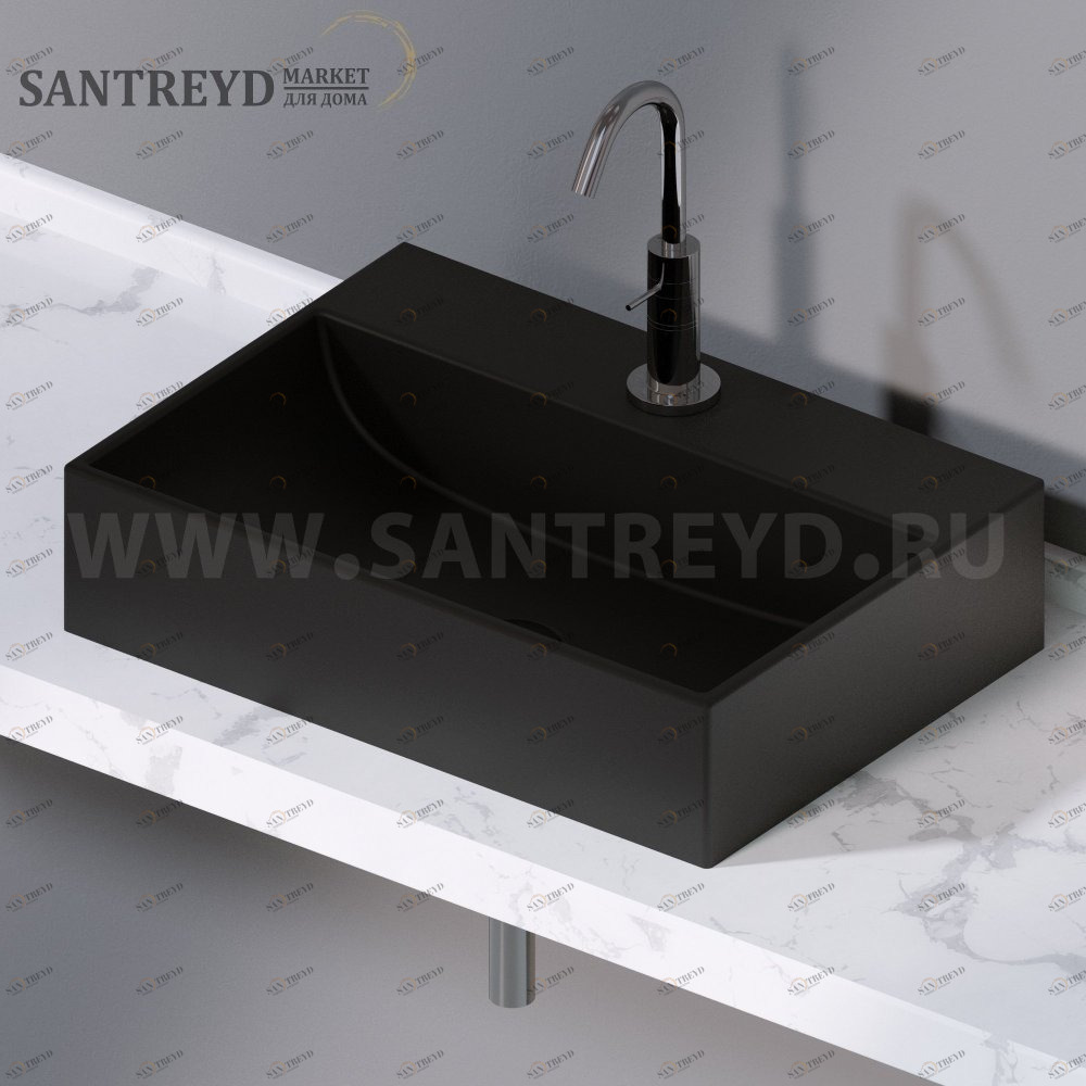 L240105 Накладная раковина на столешницу  прямоугольная A. e T. Italia THIN AeT ITALIA