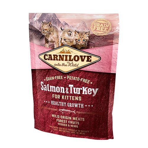 ПР0037841 Корм для котят Carnilove лосось и индейка сух. 400г Brit 