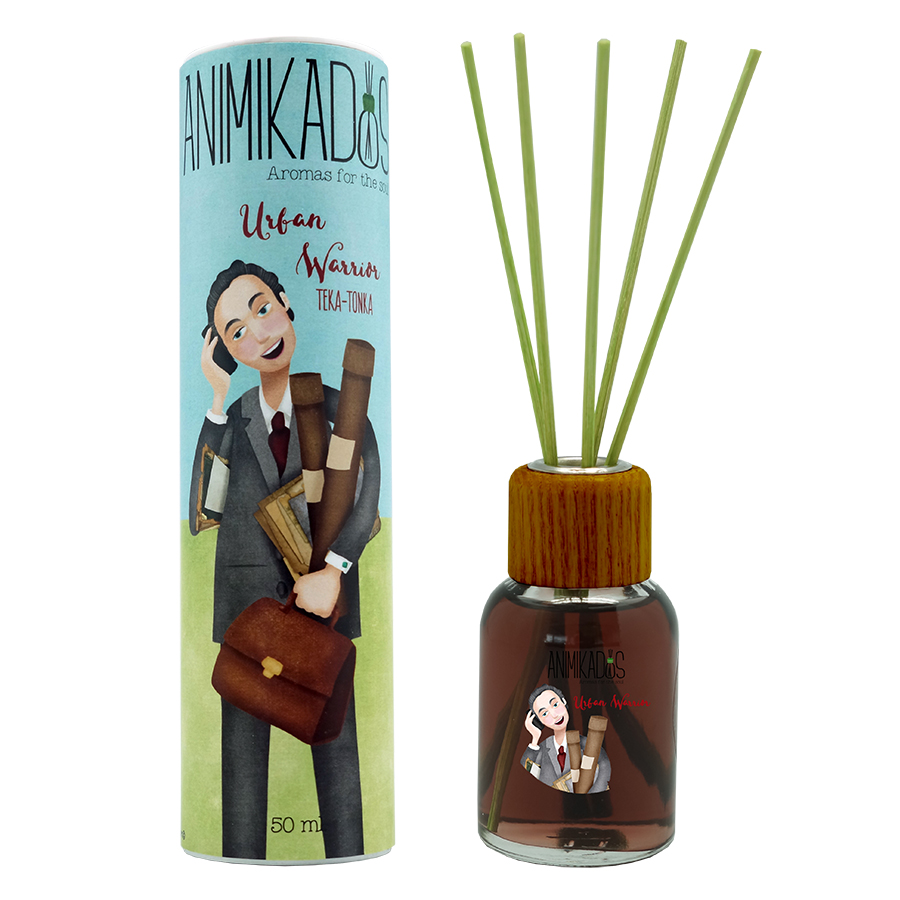 MK050JEAMGB Диффузор ароматический , animikados, urban warrior, 50 мл Ambientair 