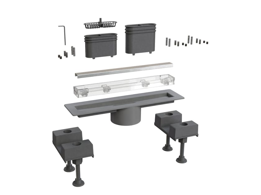 Слив для душа из нержавеющей стали Bonomini Canalissima ARCH-00080287
