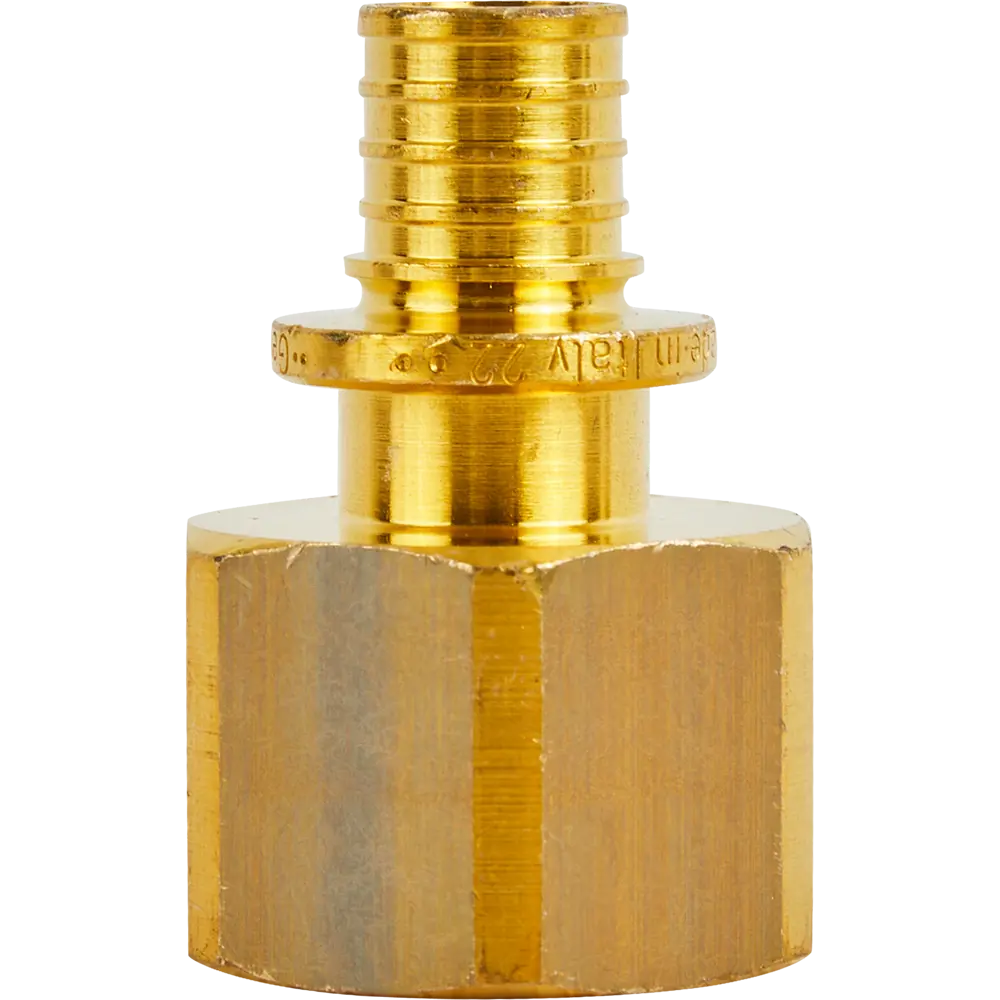 Переходник STOUT 16x3/4" для трубопроводов из никелированной латуни 82197785 STLM-0021693 - Вид №2