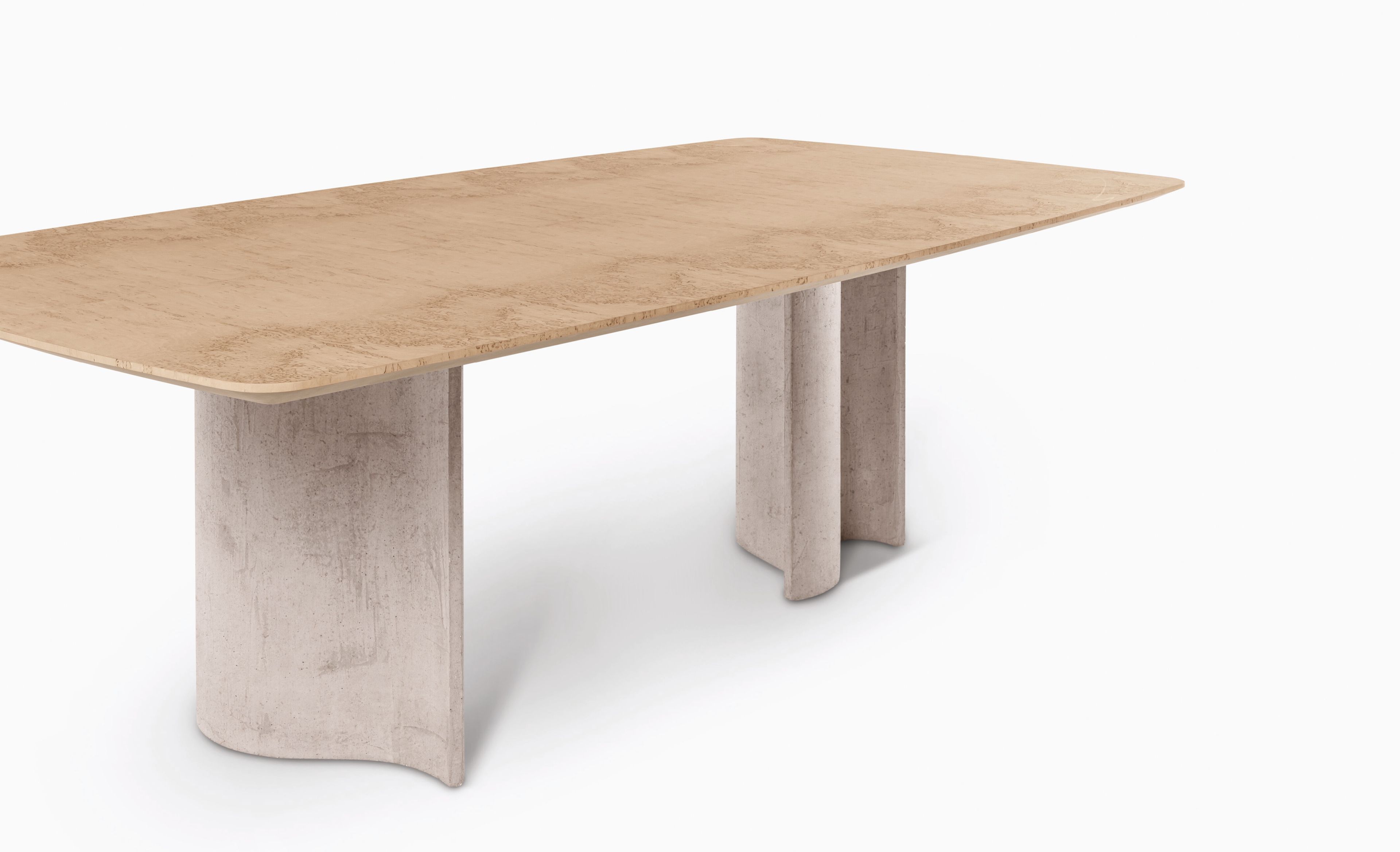 Прямоугольный бетонный стол и шиповник Casamilano VIRGOLA ARCH-00022661 - Вид №4