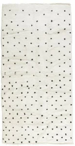 AFOLKI Прямоугольный шерстяной коврик с длинным ворсом и узором Beni ourain Taa1197be