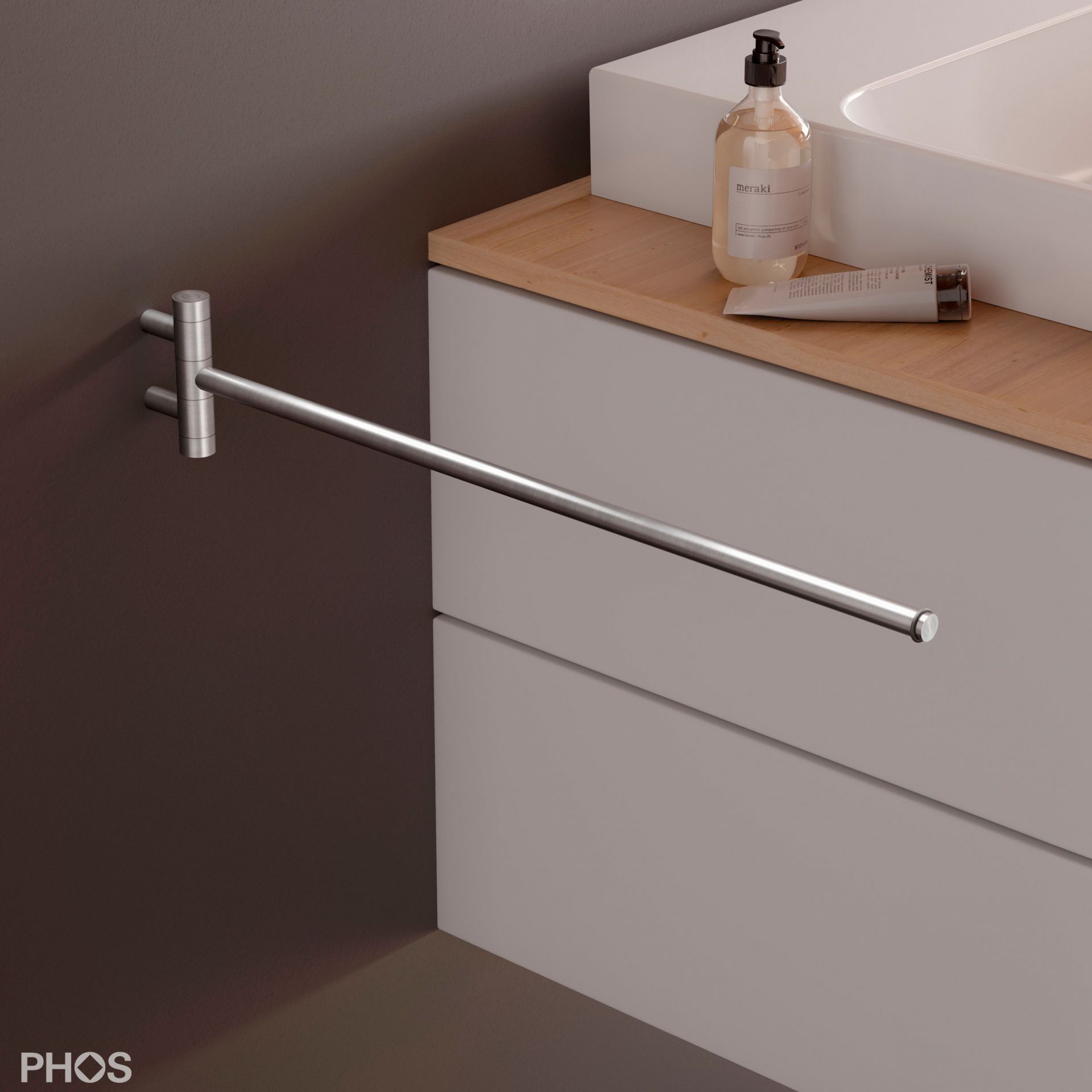 GHH1 Держатель полотенца поворотный PHOS  - Вид №1