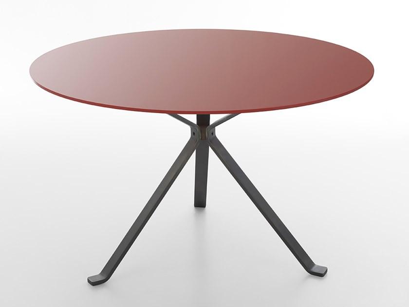 Manerba Круглый стеклянный стол Reflection F22 / fm22 / fm23 - Вид №2