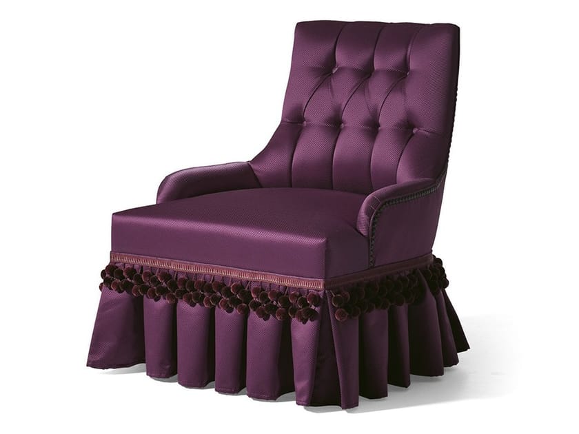 Кресло capitonné из ткани OAK Галерея ARCH-00010820