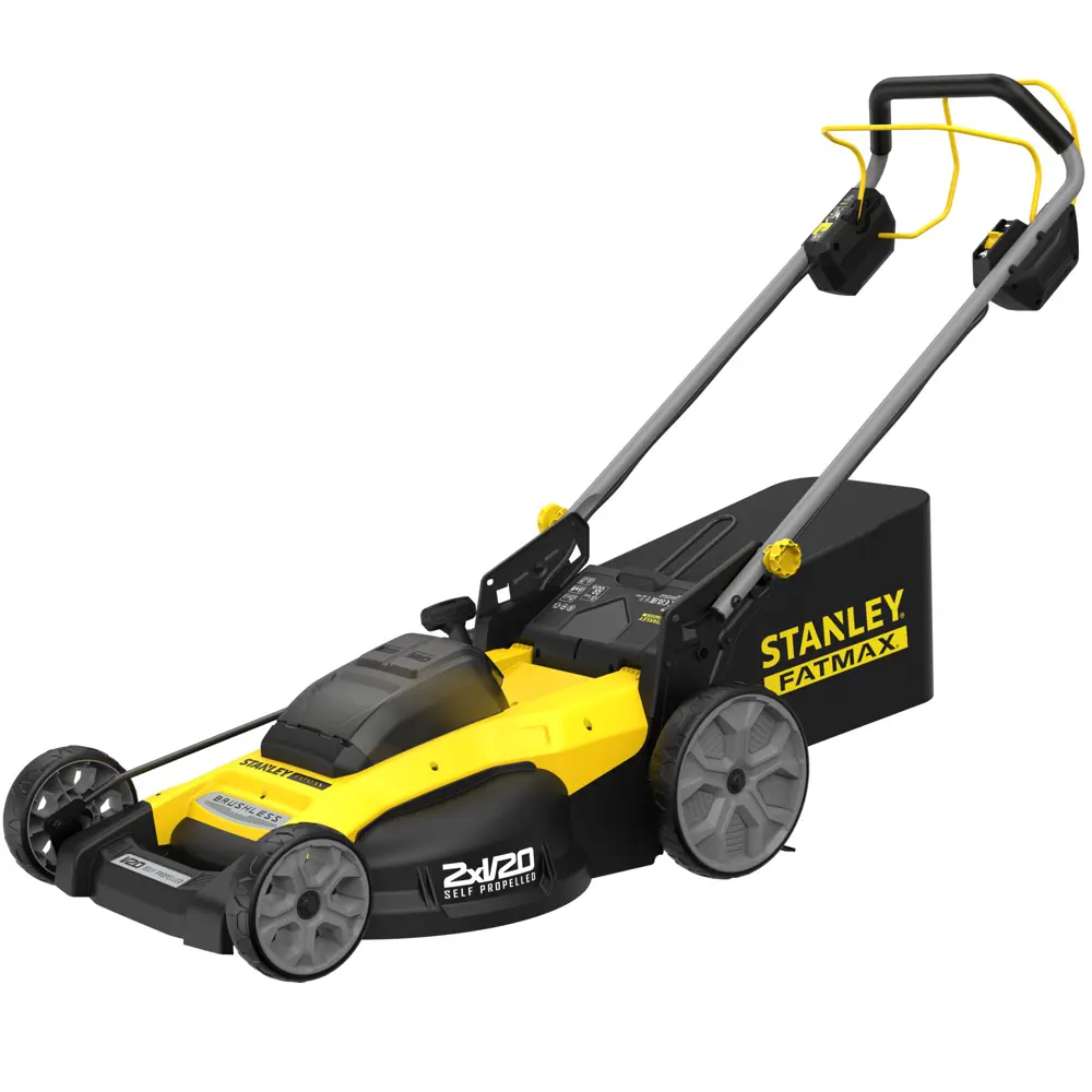 Газонокосилка аккумуляторная Stanley SFMCMWS251M-QW 36 В 51 см 2x4 Ач АКБ и ЗУ входит в комплект 84000339 STLM-2162935 Santreyd  - Вид №1