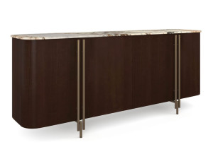 Шкаф с каменным верхом и распашными дверями