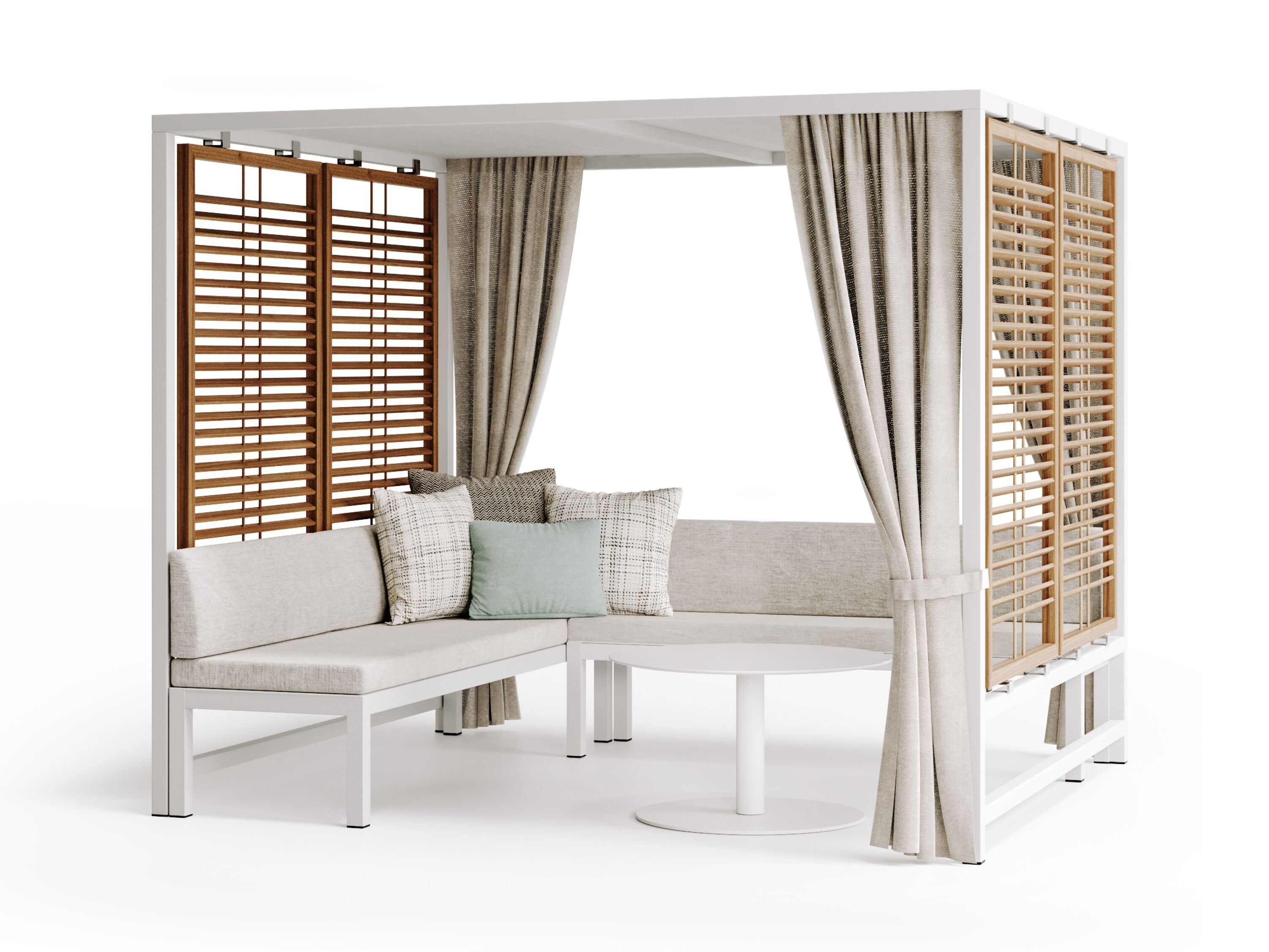 Алюминиевая беседка со скамейкой Atmosphera альков ARCH-00058328